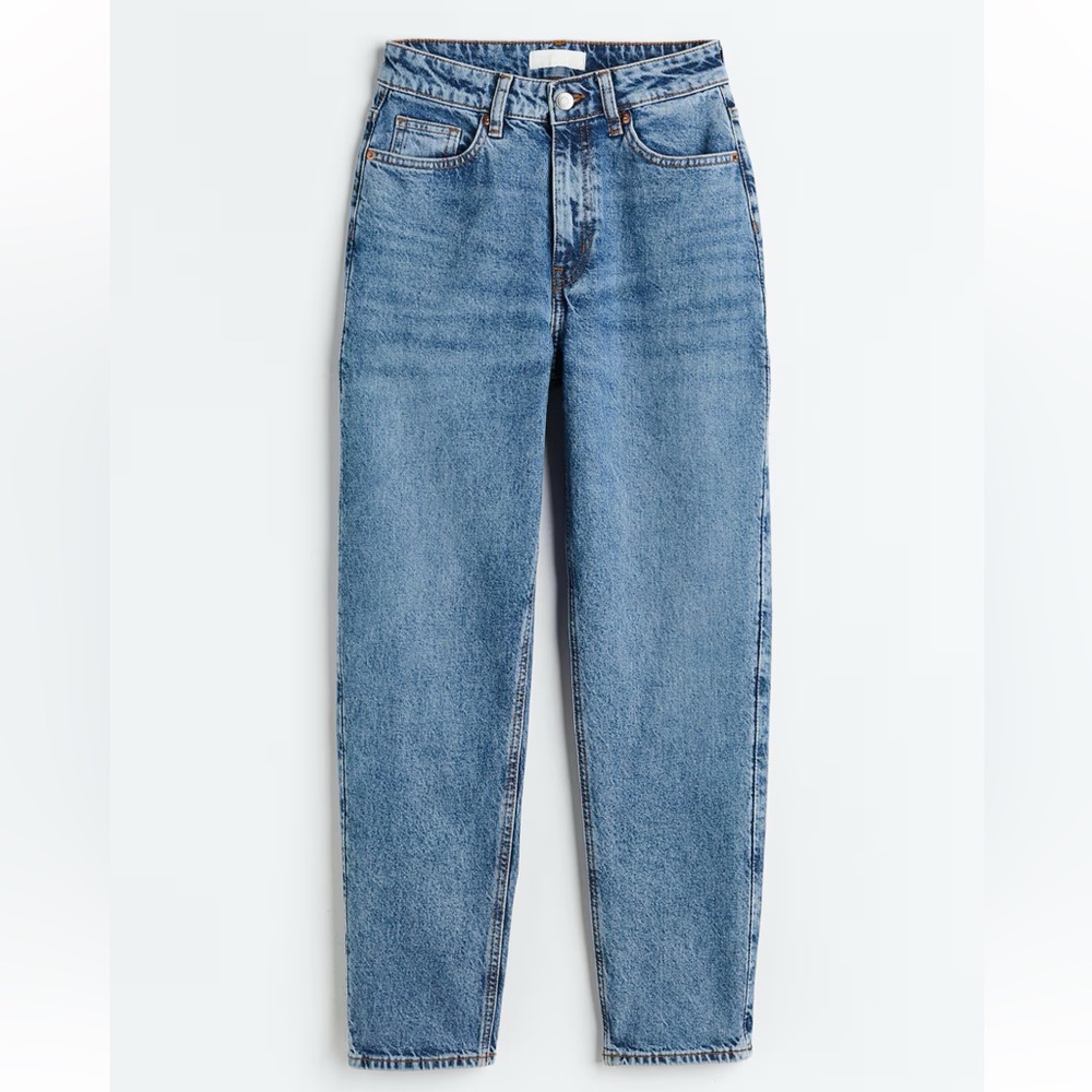 H&M High Waist Ankle Mom Jeans